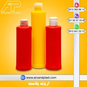 Cosmetic shampoo bottle with screw cap