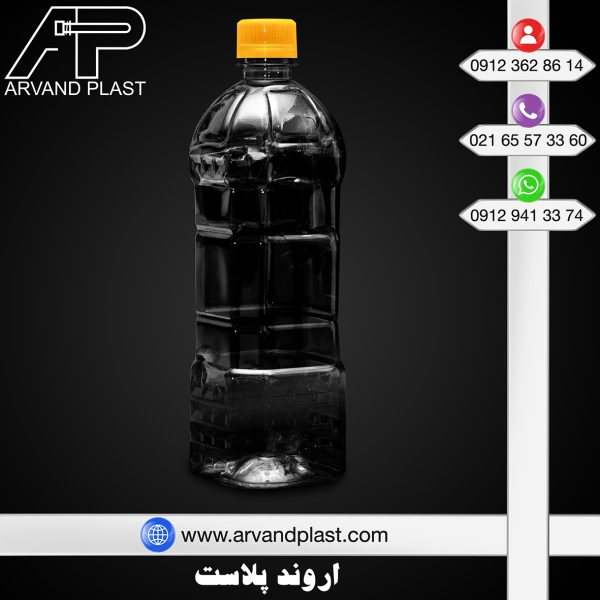 بطری پت مربعی ۱ لیتری